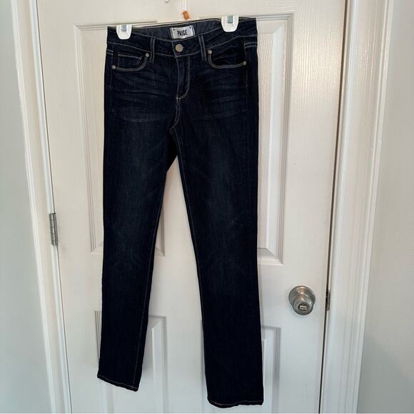 Paige Womens Jeans SIze 27 Skyline Straight Denim Dark Blue - Picture 5 of 8